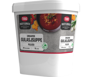Toro Ungversk Gúllas súpa 10L 1kg 40sk duft (3)