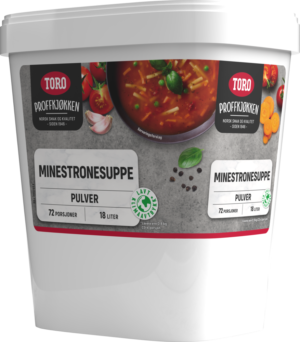 Toro Minestrone súpa 18L 1,2kg 72sk duft (3)