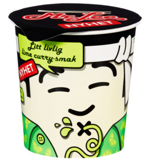 Mr.Lee lime - karrý núðlur 65gr. (X8)