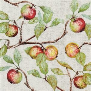 Servíettur Apple branches 33x33 (12)