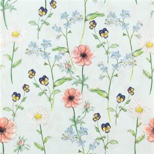 Servíettur Little Garden 33x33 (12)
