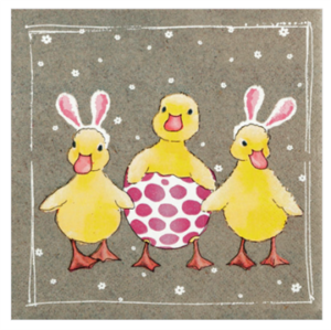 Servíettur Funny Ducklings 33x33 (12)