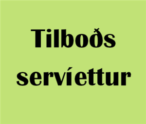 Tilboðsservíettur