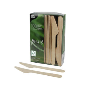 PURE HNÍFAR TRÉ 100STK 16,5CM (10)