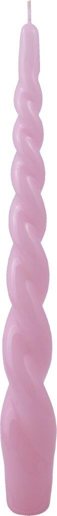 Glans kerti snúin perlubleik 2stk 24cm (5)