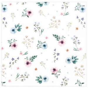 Servíettur Sweet Flowers 33x33 (12)