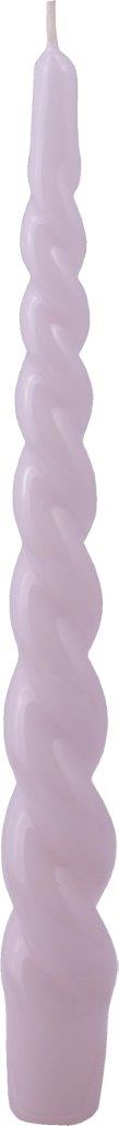 Glans kerti snúin fjólublá 2st 24cm (5)