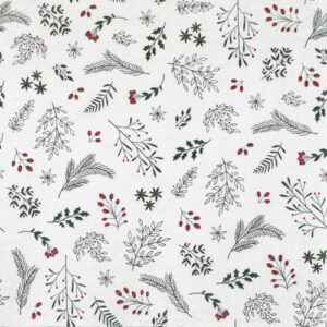 Servíettur Little branches hygge 33x33 (12)