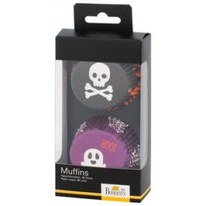 Muffins Halloween 48stk  7cm