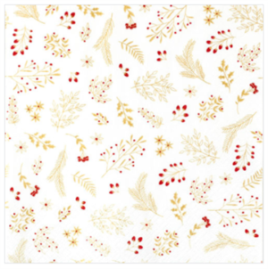 Servíettur Little Branches 33x33 cm (12)
