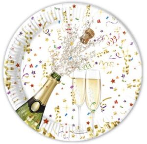 Sparkling celebration diskar 23cm 8 stk (12)