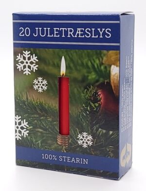 Jólatrékerti lítil sterin RA 20st (24)