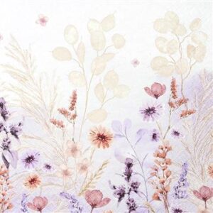 Servíettur Mellow flowers 33x33 (12)