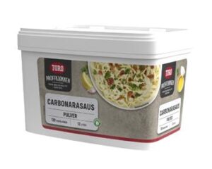 Toro Carbonara pastasósa 12L 0,8kg 100sk duft (6)