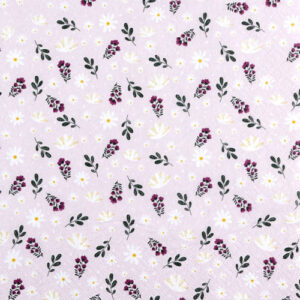 Servíettur Petites fleurs antik pink 33x33 (12)