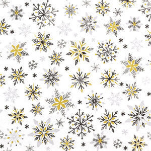 Servéttur Sparkling stars 33x33 20stk (12)