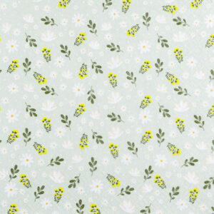 Servíettur Petites fleurs mint 33x33 (12)