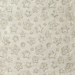 Servíettur Embossed star almond 33x33 (12)
