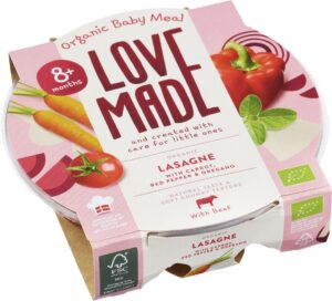 LoveMade barnamáltíð - Lasagna, 8+ mán (5)