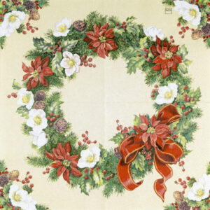 Serv. Christmas wreath 25x25 (12)