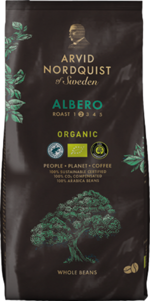 Arvid Kaffi Albero Lífrænt - baunir 450g (12)
