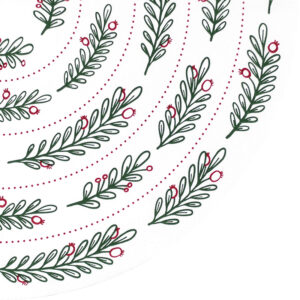 Serv. Christmas tree twigs 33x33(12)