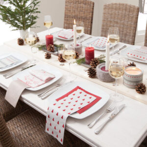 Serv.Linen trees red 33x33 (12)