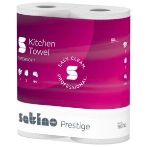NÝJAR Satino Eldhúsrúllur 2laga 2rl. hvítt (16)