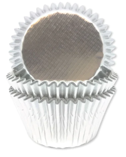 Silver Foil Petit Four Cases in Rip-Top-CDU (16)