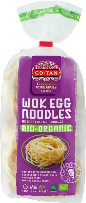 Go-Tan Egg Noodles lífrænar 250g (6)