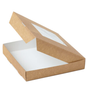 Pizzabox 15x15x3,5cm Antifog window + vents
