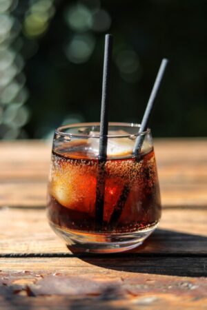 Fible Black Straw 6mmx15cm 250st (35)