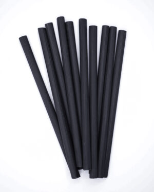 Fibre Black Straws 10x210mm 150st (20)