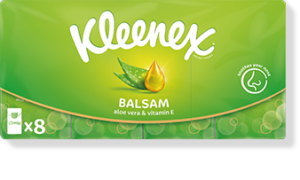 Kleenex Balsam 8pk Vasaklútar (10)